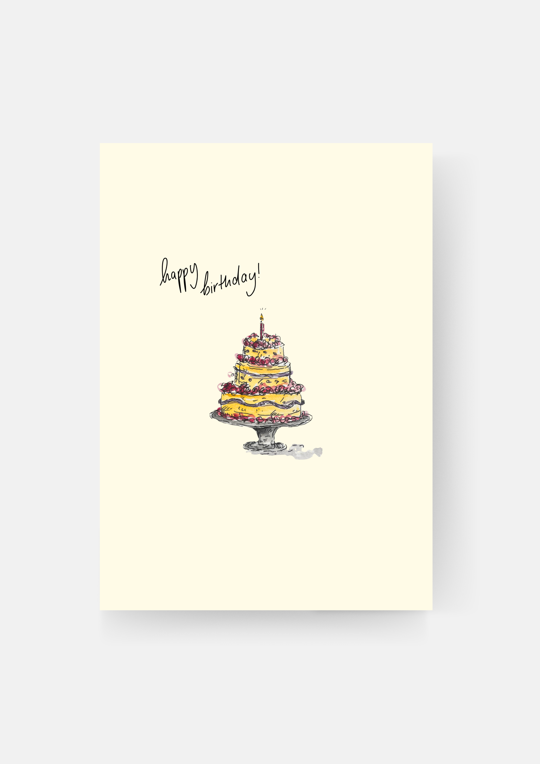 Karte "happy birthday"