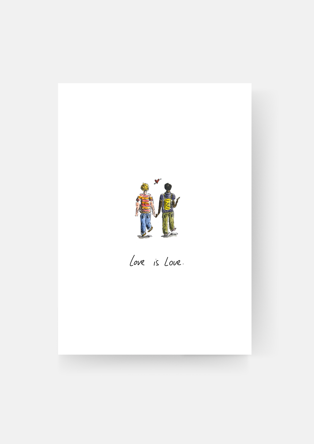 Karte "Love is Love"