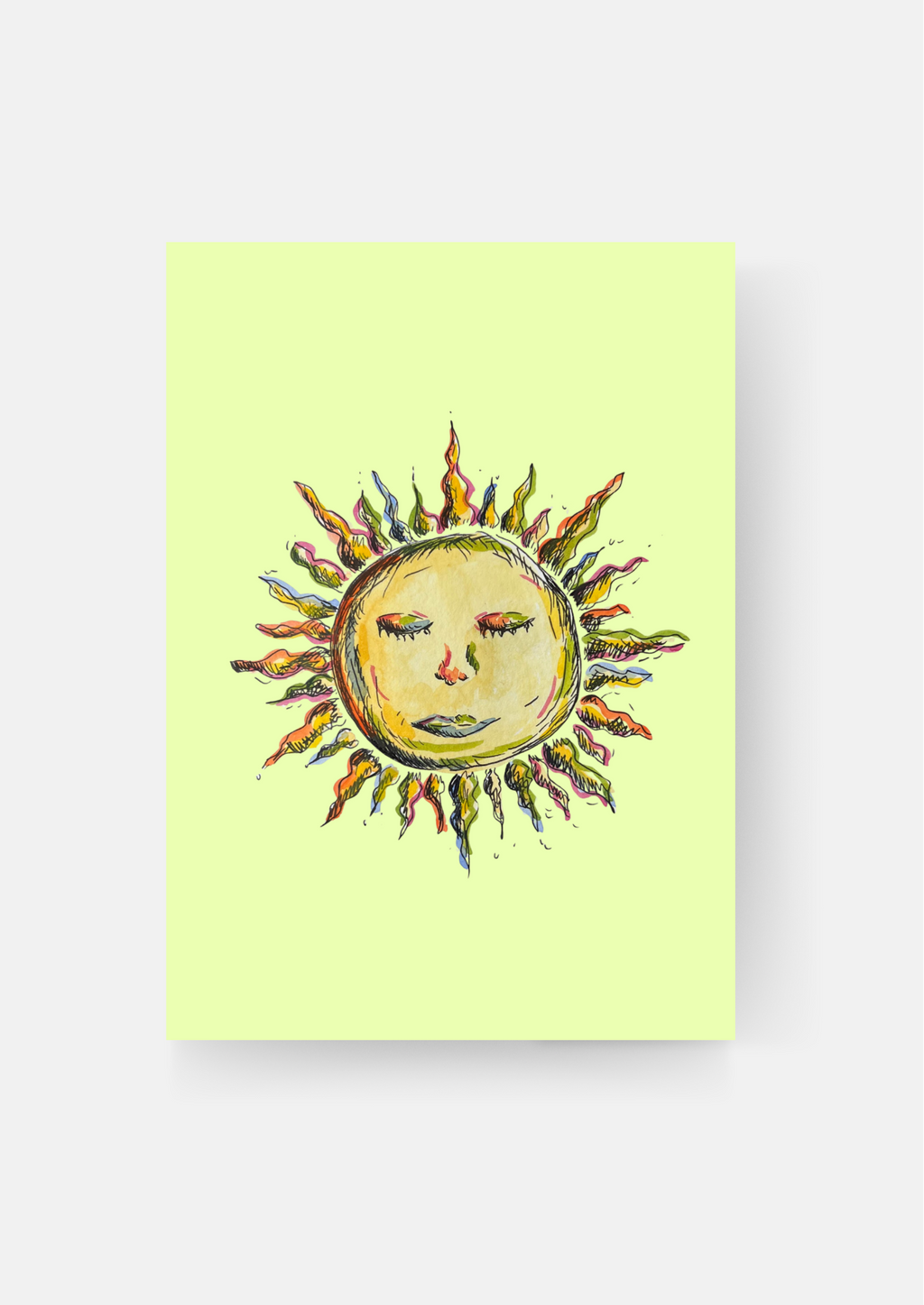 Karte "Sonne"