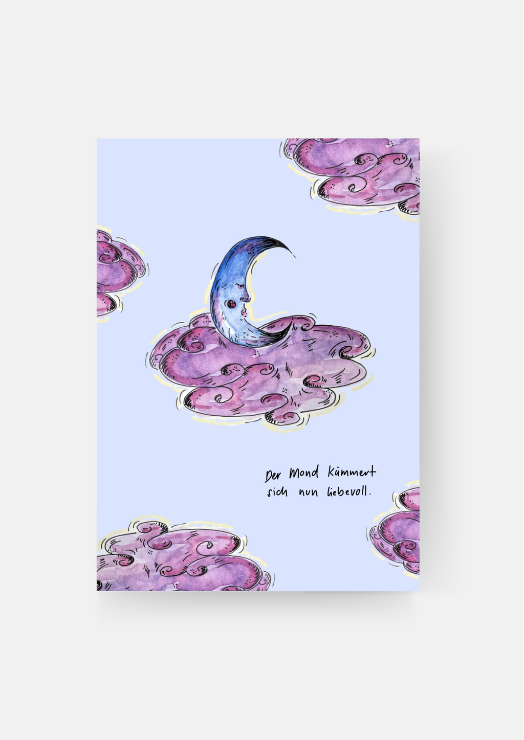 Karte "Der Mond kümmert sich"
