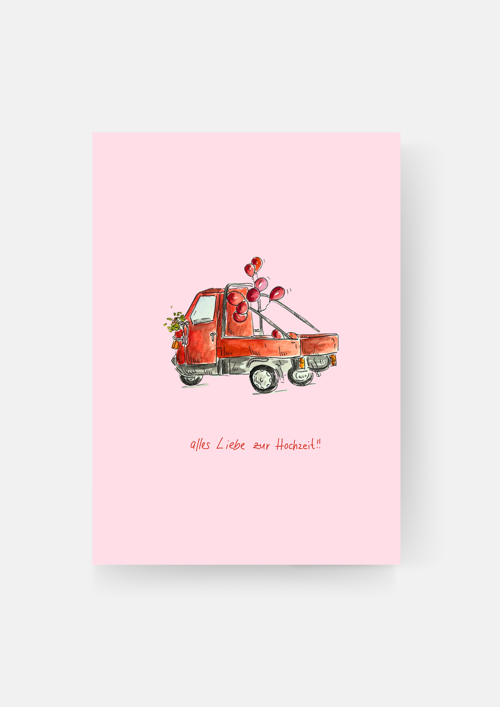 Karte "Just married"