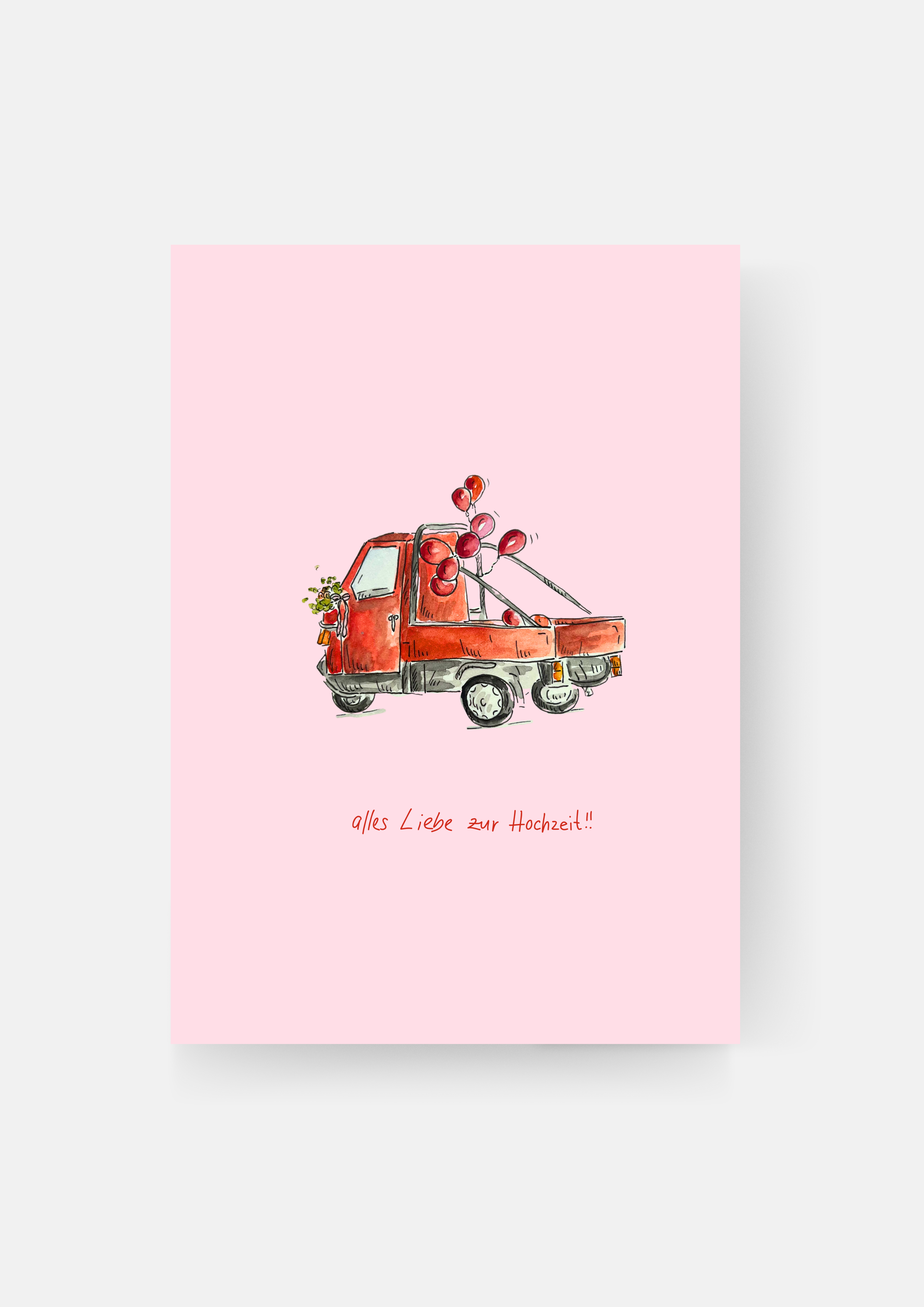 Karte "Just married"